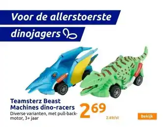 Action Teamsterz Beast Machines dino-racers aanbieding