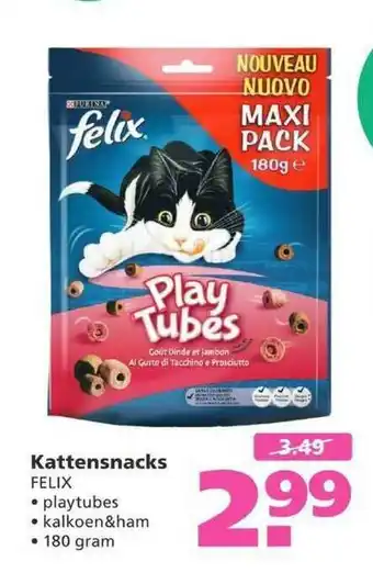 Ranzijn Kattensnacks purina felix aanbieding