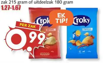 MCD Supermarkt Croky naturel of paprika aanbieding