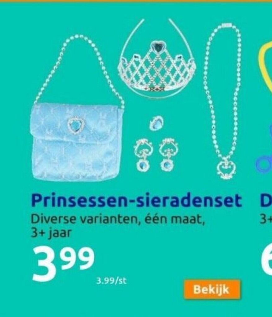 Prinsessen-Sieradenset Aanbieding bij Action Prinsessen-Sieradenset Aanbieding bij Action