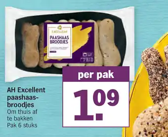 Albert Heijn AH Excellent paashaasbroodjes aanbieding