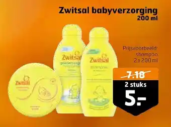 Trekpleister Zwitsal baby verzorging 200ml aanbieding