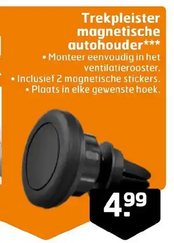 Trekpleister Trekpleister magnatische autohouder aanbieding