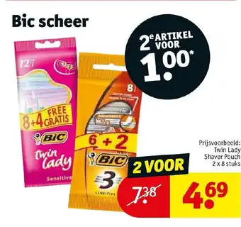 Kruidvat Bic sheer aanbieding