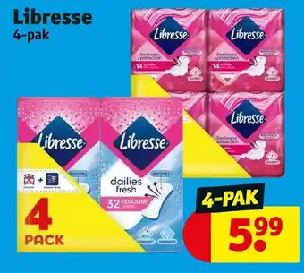 Kruidvat Libresse 4-pak aanbieding