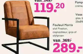 Leen Bakker Fauteuil Morris aanbieding