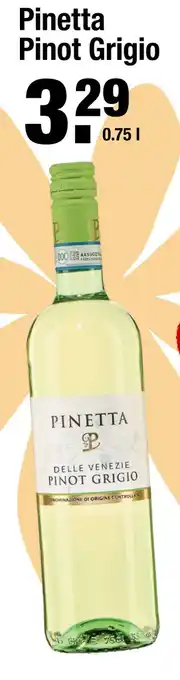 ALDI Pinetta Pinot Grigio 0.75l aanbieding