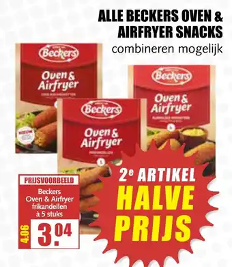 MCD Supermarkt Alle beckers oven & airfryer snacks aanbieding