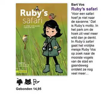 Libris Bart bos ruby's safari aanbieding