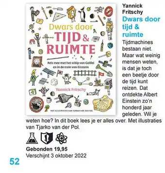 Libris Yannick fritschy dwars door tijd & ruimte aanbieding