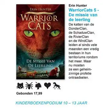 Libris Erin hunter warriorcats 5 - de leerling aanbieding