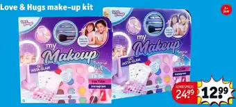 Kruidvat Love & hugs make-up kit aanbieding