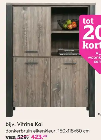 Leen Bakker Vitrine Kai aanbieding