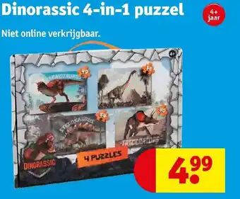 Kruidvat Dinorassic 44-in1 puzzel aanbieding