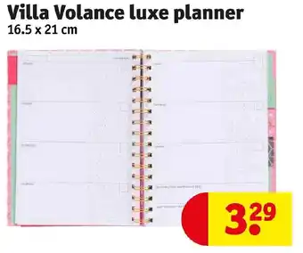 Kruidvat Villa volance luxe planner 16.5 x 21cm aanbieding