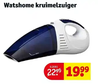 Kruidvat Watshome kruimelzuiger aanbieding