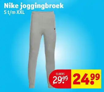 Kruidvat Nike joggingbroek aanbieding