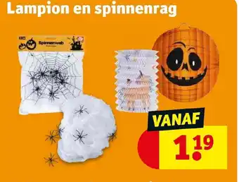 Kruidvat Lampion en spinnenrag aanbieding