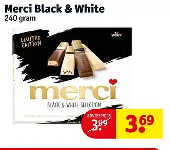 Kruidvat Merci black & selection 240g aanbieding