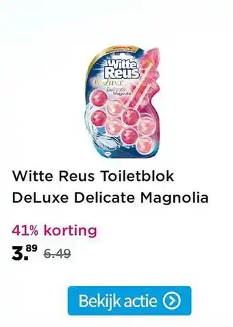 Plein.nl Witte reus toiletblok deluxe delicate magnolia 41% Korting aanbieding