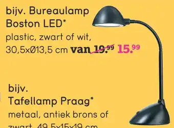 Leen Bakker Bureaulamp Boston LED aanbieding