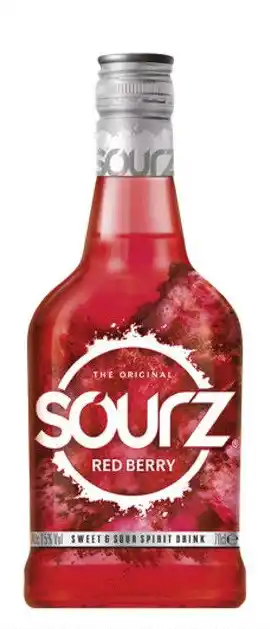 Gall & Gall Sourz Red Berry 70CL Mixen aanbieding