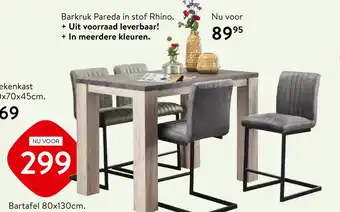 Profijt Meubel Bartafel aanbieding