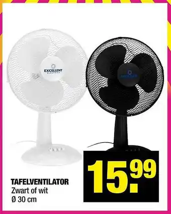 Big Bazar Tafelventilator Ø 30 Cm aanbieding