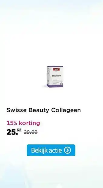 Plein.nl Swisse beauty collageen 15% Korting aanbieding