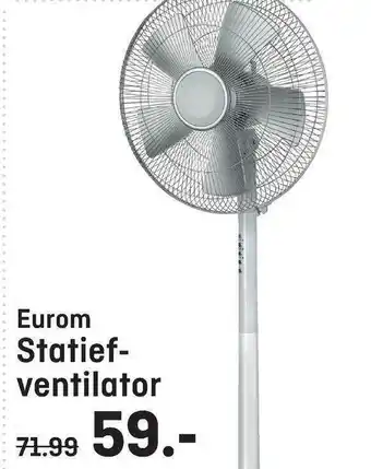 Hubo Eurom statiefventilator aanbieding