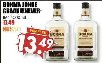 MCD Supermarkt Bokma jonge graanjenever aanbieding