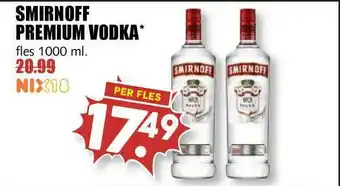 MCD Supermarkt Smirnoff premium vodka aanbieding