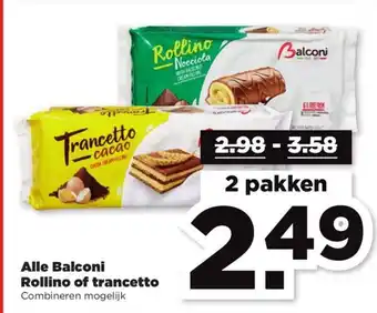 PLUS Alle Balconi Rollino of trancetto aanbieding