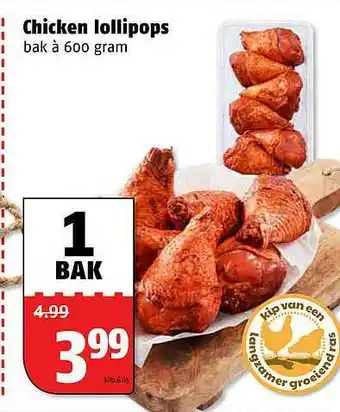 Poiesz Chicken lollipos aanbieding