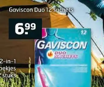 Trekpleister Gaviscon duo 12 sachets aanbieding