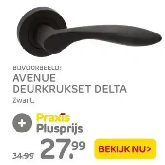 Praxis Avenue deurkrukset delta aanbieding