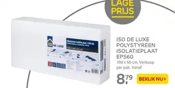Praxis Iso de luxe polystyreen isolatieplaat eps60 aanbieding