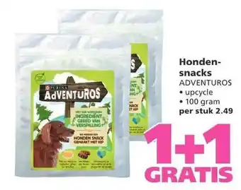 Ranzijn Hondensnacks Purina Adventuros 1+1 Gratis aanbieding