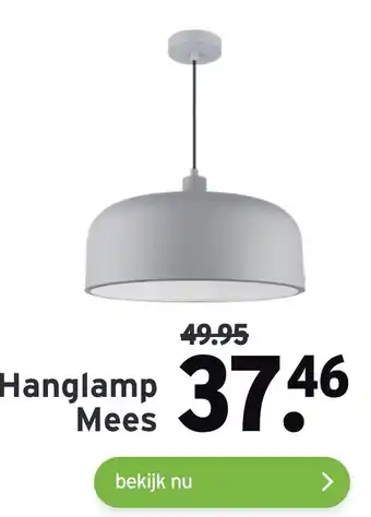 GAMMA Hanglamp Mees aanbieding