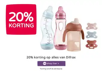 Prenatal Op alles van Difrax aanbieding