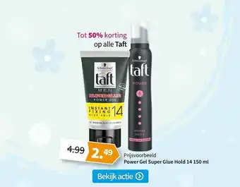 Plein.nl Taft Power Gel Super Glue Hold 14 150 Ml Tot 50% Korting aanbieding