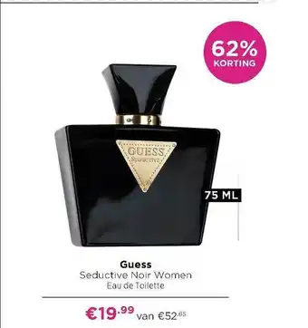 ICI Paris XL Guess Seductive Noir Women Eau De Toilette 62% Korting aanbieding