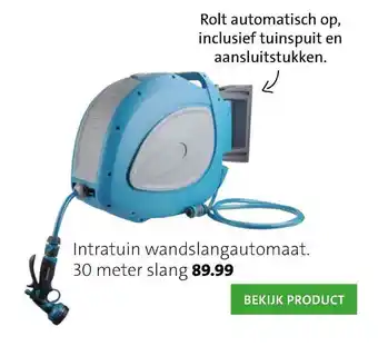 Intratuin Intratuin Wandslangautomaat 30 Meter Slang aanbieding