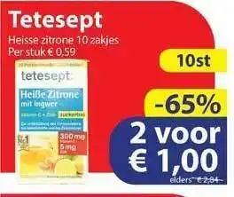 Die Grenze Tetesept heisse zitrone 10 zakjes aanbieding