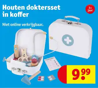 Kruidvat Houten doktersset in koffer aanbieding