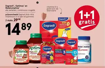 Etos Dagravit, Optimax en Melatomatine aanbieding