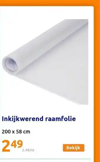 Action Inkijkwerend raamfolie aanbieding