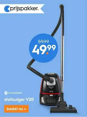 Blokker Sauber Stofzuiger V20 aanbieding