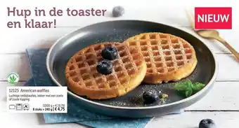 Bofrost American waffles aanbieding