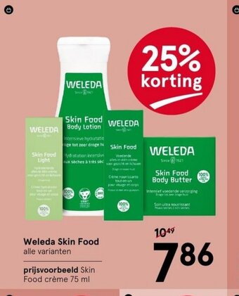 Etos Weleda Skin Food creme 75 ml aanbieding